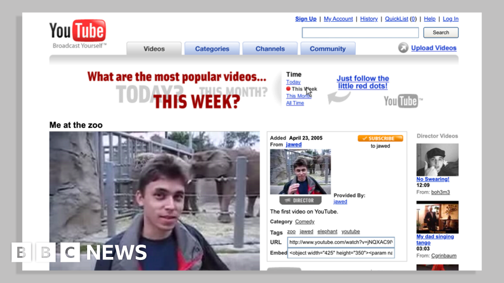 يعرض V&A أول فيديو وصفحة مشاهدة على YouTube